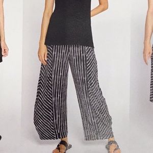 Sympli stripe lantern pant